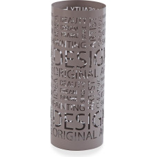 Versa Original Design Umbrella Stand for Entrance Area, Hallway or Room, Modern Umbrella Stand (H x L x W) 49 x 19 x 19 cm, Metal, Colour: Grey