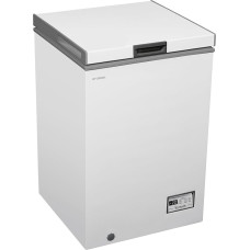 Hyundai HCH1000EDC Horizontal Freezer, White, 98 Litres, Dual Cooling, 4 Stars, Super Freezing Mode, Cyclic Technology, Folding Door, 1 Basket, Low Noise