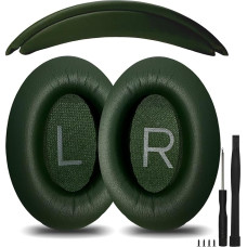 Nullmini Replacement Ear Pads for Bose QuietComfort 35 45 QC35 QC35ii QC45 Headphones Ear Pads Ear Muffs Headband (Dark Green)