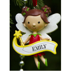 Boxer Gifts Emily Fairy Decoration, Ceramic, Multi-Colour, 7.2 x 5 x 1 cm