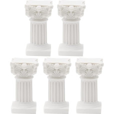 Saihisday Romos mini stulpai Graikijos stulpai Kalėdų dekoracijos Graikijos statulos dekoracijos dervos meninis ornamentas vestuvių stalo apdaila Mikro kraštovaizdžio kiemas
