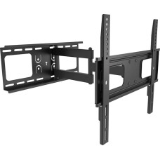 equip 650315 55 Black Wall Bracket for Flat Screen TV, 200 x 200 mm, 400 x 400 mm, 200 x 100,200 x 200,400 x 200,400 x 400 mm, -20 – 10 °, -90 – 90 °)