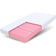 FDM Fix čiužinys 100 x 200 cm Šaltųjų putų čiužinio aukštis 14 cm Kietumas H2 ir H3 7 gulėjimo zonos Oeko-Tex Tinka alergiškiems žmonėms Užvalkalas Skalbiamas HR putų čiužinys