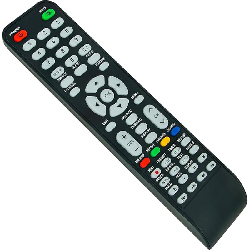 AKTV5037N nuotolinio valdymo pultas pakeičia -VINABTY- tinka 