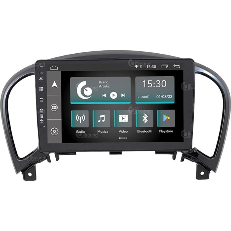 Autoradio für Für Nissan Juke (2010-2019) Mit Radio Der Basic-Serie Android GPS Bluetooth Bluetooth WiFi USB DAB+ Touchscreen 9