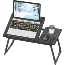 HoomTop Multifunktionaler verstellbarer Betttisch und Laptop-Ständer für Bett - idealiai tinka bequemen Laptop-Einsatz im Sofa