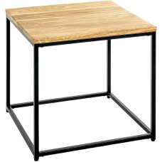 HAKU Möbel šoninis staliukas, ąžuolas, juodas, 45 x 45 x H 45 cm