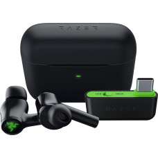 Razer Hammerhead HyperSpeed Wireless Multiplatform Gaming In-Ear Headphones for Xbox with Noise Cancelling ANC (True Wireless Earbuds with HyperSpeed Wireless, RGB, Bluetooth) Black