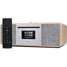 LEMEGA MSY5 All-In-One Music System, CD Player, DAB/DAB+ and FM Digital Radio, Stereo Internet Radio, Spotify Connect, Bluetooth Speaker, USB Charging, Alarm Clock, Remote Control & App Control -