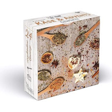 Spice Advent Calendar 2022 ★ 24 High-Quality Spice Mixes ★ On the 6th and 24th with an Additional Surprise I Spice Calendar for Women & Men I Gift for Adults I Make Cheese Yourself