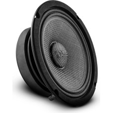 DS18 PRO-CF6.4SL 16.5 cm (6.5 Inch) Slim Speaker, 500 Watt, RMS Max Power, 4 Ohm, Water Resistant, Mid Bass Speaker - Great Speaker for Motorcycles and Powersports