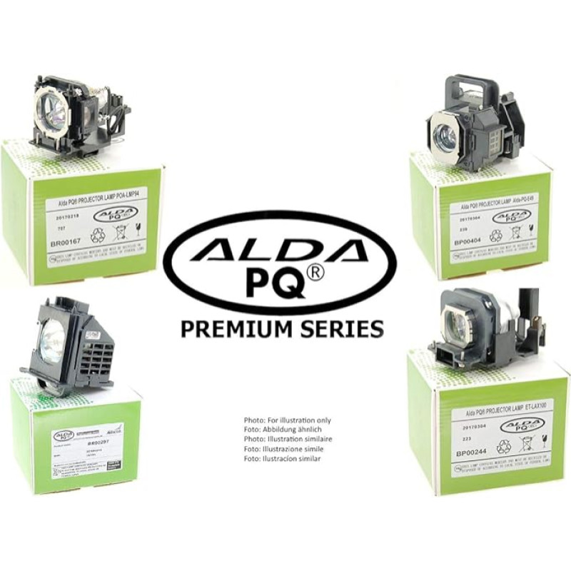 Alda PQ Premium Projector Lamp Compatible with NEC M403H, M322H, M333XS, M353WS, M402H, M402W, NP-M402H, NP30LP Projectors, Lamp with Housing