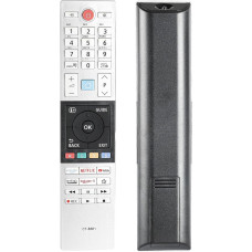 CT-8561 RC45151 Remote Control Compatible with Toshiba Smart TV 43UK3163DG 50UK3163DG 55UK3163DG 65UK3163DG 30110095 Replacement Controller with PrimeVideo NETFLIX YouTube Buttons