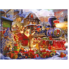 Traditional Advent Calendar - Santa Train - Chocolate Free