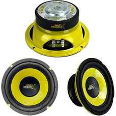 Pair of Speeches or Diffusers Woofer Pyle PLG64 PLG 64 of 16.50 cm Diameter 165 mm 6.5 Inches of 300 Watt RMS is 600 Watt Max with Impendance 4 Ohm for Door Porter Car