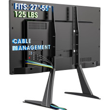 Universal Table TV Stand TV Stand LCD LED TV Mount Height Adjustable TV Stand for 27-55 Inch TVs, up to 57 kg, Max. Vesa 800 x 400 mm