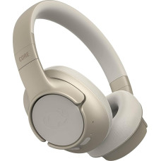 Fresh 'n Rebel Clam Core Bluetooth Headphones Over Ear with ENC Microphone (Perfect Calls), Wireless Headphones with Volume Control and Buttons for Play/Pause, 45 Hours Playtime (Beige)