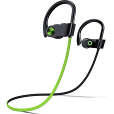 TONEMAC Bluetooth Headphones in Ear, U8 Bluetooth Headphones Sport, Headphones Wireless Bluetooth 5.3, IPX7 Waterproof, 15 Hours Playtime, Bluetooth Headphones for Jogging / Running, Green