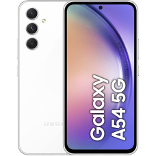 Samsung Galaxy A54 5G, Android Smartphone, 6.4 Inch Dynamic AMOLED Display, 5,000 mAh Battery, 128 GB/8 GB RAM Mobile Phone in Awesome White incl. -