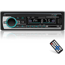 Multimedia Car Radio Receiver, Car Radio AI Voice Control LED Display, Bluetooth Handsfree, Support for MP3 WMA WAV, USB2.0 Car MP3 Player Audio Systems