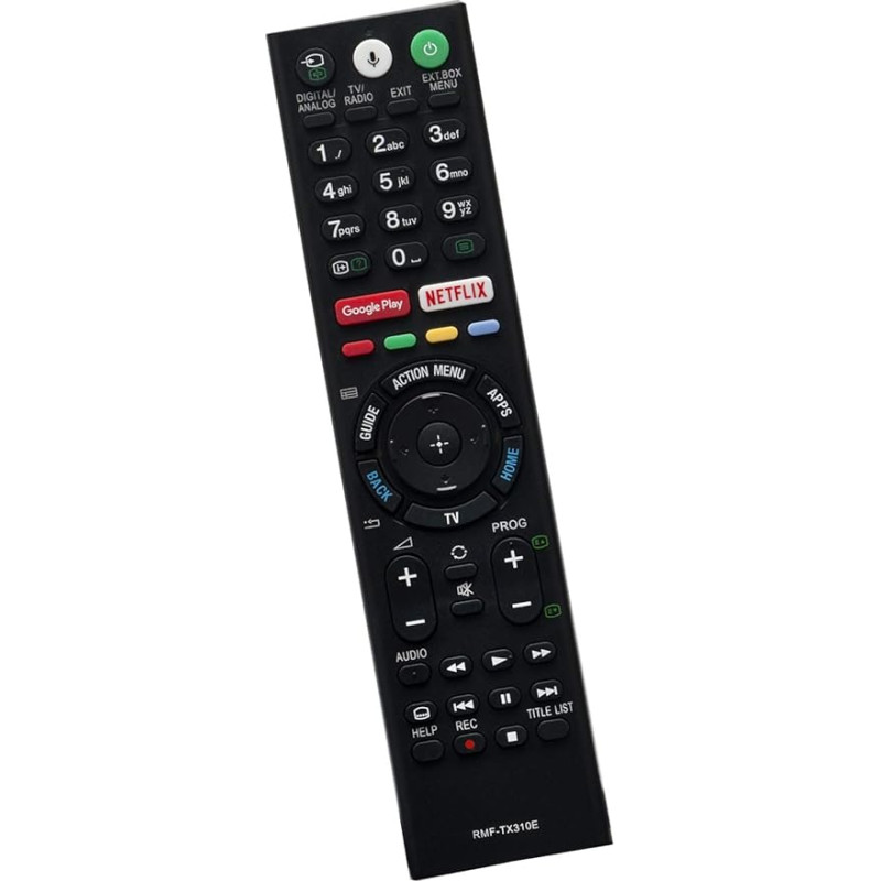 ALLIMITY RMF TX310E Remote Control Replacement for Sony Bravia TV FW-43XE8001 KD-43XE8004 KD-55XF8577 KD-55XF8599 KD-43XF8599 KD-49XE8005 KD-75XF8596 KDL 443WF8044 KD-49XF8796