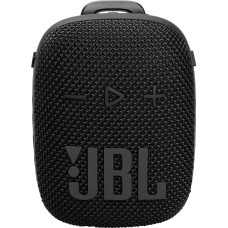 JBL Box Wind 3S - Portable Mini JBL Bluetooth Speaker with Bass Boost by Harman Kardon, Music Box Speaker with Clip for Bicycle and Scooter, Waterproof according to IP67-5 Hours Playtime, Black