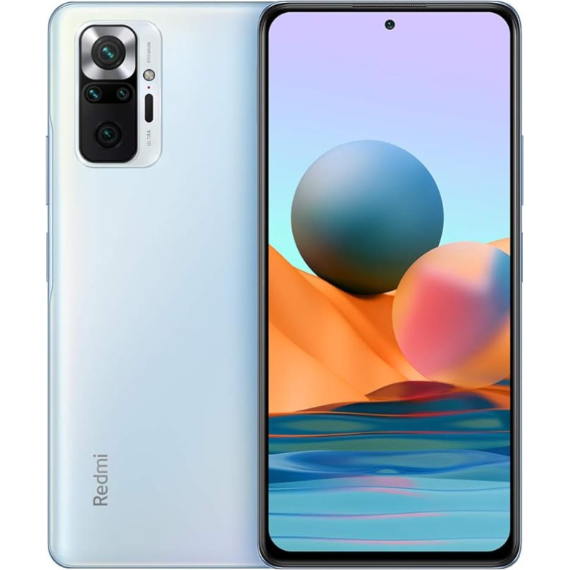 Xiaomi Redmi Note 10 Pro Smartphone 8GB 128GB 6.67 Inch 120Hz AMOLED DotDisplay 108MP Wide Angle Camera 5020mAh (Type) NFC Dual SIM Card Azul [Versión en Español]