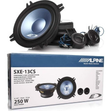 1 Kit 2-Way System Compatible with Alpine SXE-13CS 5.25 Inches 13.00 cm 130 mm Diameter 40 Watt RMS 250 Watt Max 2 Tweeters 2 Tweeters 4 Ohm per Pair