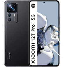 Xiaomi 12T Pro 5G Smartphone+Kopfhörer, 8+256GB, 6.67” 120Hz CrystalRes AMOLED-Display, Snapdragon 8+ Gen 1, 200MP Ultimate Kamera, 120W HyperCharge, 5000mAh, Black (DE Version + 2 Jahre Garantie)