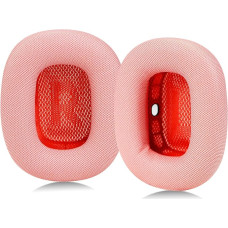 Sinowo Ear Pads for Apple AirPods Max Headphones Replacement Leather Ear Pads Sweatproof Easy to Install with Magnet, Protein Leather and Memory Foam (Pink)