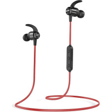 UXD Bluetooth Headphones, Upgraded Wireless Headphones with CVC8.0 Microphone, 20 Hours Playtime, IPX7 Waterproof, Bluetooth 5.0, Magnetic In-Ear Earbuds for iPhone/Android (Red)