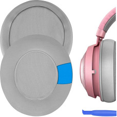 Geekria Sport Cooling Gel Replacement Ear Pads for Razer Kraken Kitty, Nari Ultimate, Nari Essential, Kraken Tournament Edition, Headphones, Headset, Ear Cup Repair (Grey)