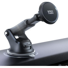 YOSH Mobile Phone Holder for Car Magnetic Mobile Phone Holder Car Suction Cup Car Mobile Phone Holder Dashboard 360 Degree Universal for Samsung S10 S9 S8 iPhone x 8 7 Pixel LG One Plus etc