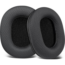 SOULWIT® Professional Replacement Ear Pads for ATH Audio-Technica DJ Headphones M50x / M50xBT / M50RD / M40X / M30x / M20x / MSR7 / SX1, Ear Pads with Durable Mesh Fabric and High Density Foam