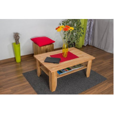 Kavos staliukas Medinis Nature 05, buko medžio masyvas, ekologiškai alyvuotas - dydis 100 x 45 x 68 cm (plotis x aukštis x gylis)