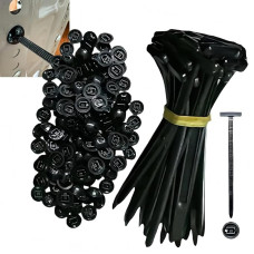 Universal-Kabelbinder aus Nylon, universelle Nylon-Kabelbinder, robust, selbstsichernd, selbstschließende Kabelbinder-Schnalle, Mehrzweck-Kunststoff-Werkzeug, 100 Stück