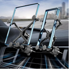 Z Fold 6 5 Mobile Phone Holder Car Ventilation Gravity Design Mobile Phone Holder Car [Extension Arm] Car Holder for Samsung Z Fold 5/4 S25 S24 Ultra iPhone 16/15 Google 9 Pro XL/Fold Phone Holder Car