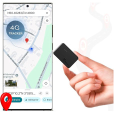 4G mini sekimo įrenginys automobiliui, motociklui, vaikams, senjorams, sunkvežimiams, GPS sekimo įrenginys nuo vagystės su sekimu realiuoju laiku, su SIM kortele (reikalinga prenumerata) - iki 30 dienų budėjimo režimas