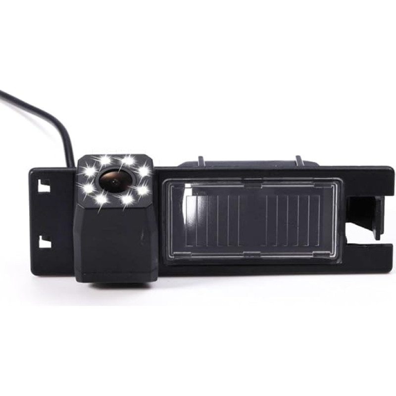 Automobilio atbulinės eigos kamera Patobulinta parkavimo pagalba su 8IR naktinio matymo 170° plačiu kampu Vandeniui atsparus HD pakeitimas, skirtas Opel Astra H J Corsa Meriva Vectra Zafira Insignia Fiat Grande Buick Regal