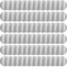 Aenienoe 78 Stück Metallplatte Metallplättchen Selbstklebend Metallplatte zum kleben Set Magnet für Handyhülle Rund Dünn Magnetaufkleber Stark Kleber Silber