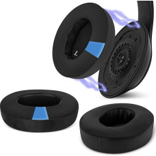 Geekria Snap Ear Pads Replacement Kit for Beats Studio Pro Headphones, Magnetic Easy to Change Ear Pads Replacement in Seconds, Ear Cup Repair Parts (Black Cooling Gel, 1 Pair)