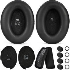 A30 Mixed Mod Kit defean Replacement Ear Pads Compatible with Bose A30 Aviation Headset Noise Isolating Memory Foam + Foam Filter Inserts 4 Pack Microphone Covers