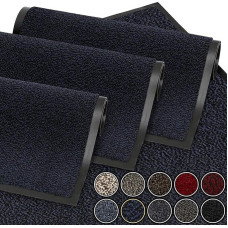 GadHome Doormat for Front Door, Inside and Outside, Doormat, for Entrance Areas, Cleaning Mat, Anthracite-Black