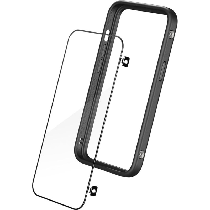 RHINOSHIELD RhinoBuff FPS precizinis rinkinys, suderinamas su [iPhone 14] Žaidimų valdiklio korpusu su matine ekrano apsauga, mygtukais ir patentuota PUBG technologija, optimalus vėdinimas - juodas