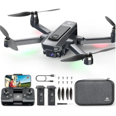 DEERC D25 Foldable Drone with 1080P Camera, RC Quadcopter with 5G FPV, 40 Minutes Flight Time, Optical Flow, Brushless Motor, 360° Flip, 3 Speeds, Gift for Beginners & Youth