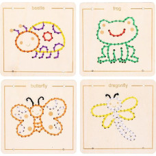 BDSHUNBF Vaikų siuvimo rinkinys, gyvūnų formų amatų rinkinys vaikams ir pradedantiesiems, mano pirmasis siuvimo rinkinys Siuvimo mokymasis vaikams, 