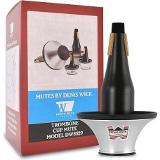 Denis Wick DW5529 Tenor Trombone Adjustable Mute - Silver/Black