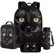 Dngkaoje 4 in 1 vaikai mergaitės berniukai mokyklos krepšys rinkinys pietūs dėžutė pieštukų dėklas vandens butelis dangtelis