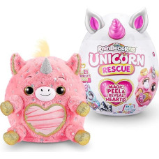 Rainbocorns Unicorn Rescue Surprise, Unicorn Sugar, Giant Egg with Over 25 Surprises, Plush Toy for Cuddling