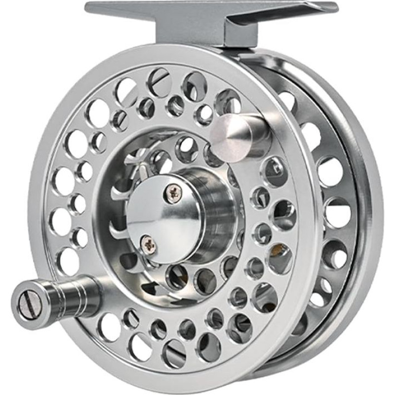Baitcaster-Rolle, Fliegenrolle, Aluminiumspule, Angelrolle aus Aluminiumlegierung für Süßwassersee, Ruten mit Mo